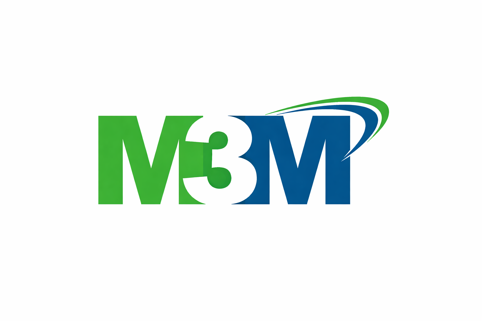 Home - m3m logo with green and blue hues